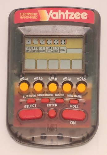 1995 yahtezz handheld - 1995,