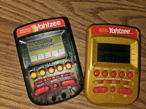 Electronic handheld yahtzee - handheld,